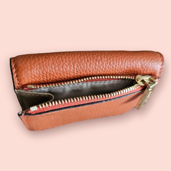 MICHAEL Michael Kors Women's Jet Set Carry All Card Case Orange - Picture 4 of 15